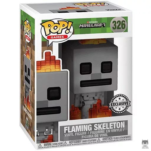 Flaming Skeleton Funko Pop! figure (Minecraft)