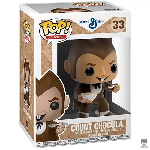 Count Chocula (with Cereal & Spoon) Funko Pop! figure (Ad Icons)