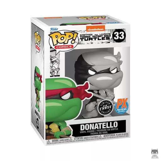 Donatello (Black & White Chase) Funko Pop! figure (Chase)