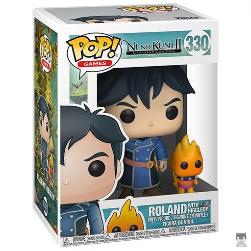 Roland with Higgledy Funko Pop! figure (Ni No Kuni II)