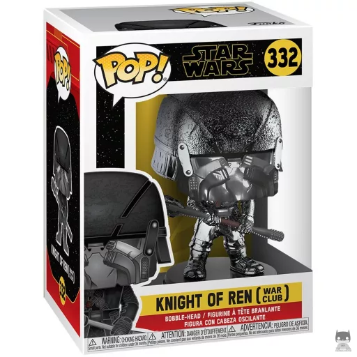 Knight of Ren War Club (Hematite Chrome) Funko Pop! figure (Star Wars: Episode IX, The Rise of Skywalker)