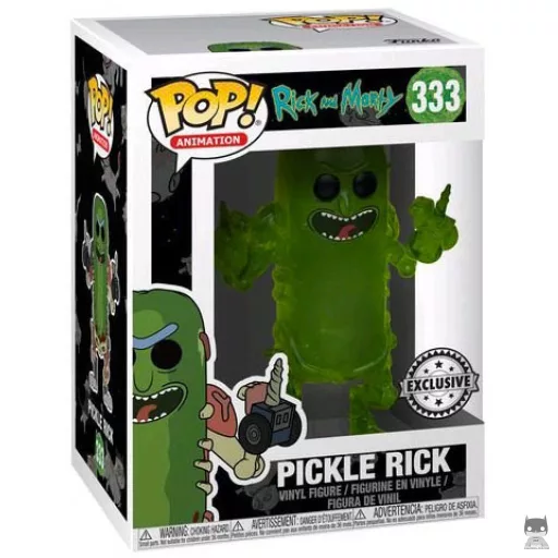 Pickle Rick (Translucent) Funko Pop! figure (Rick and Morty)