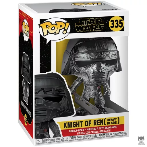 Knight of Ren Heavy Blade (Hematite Chrome) Funko Pop! figure (Star Wars: Episode IX, The Rise of Skywalker)