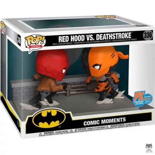 Red Hood vs Deathstroke Funko Pop! figure (Comic Moments)