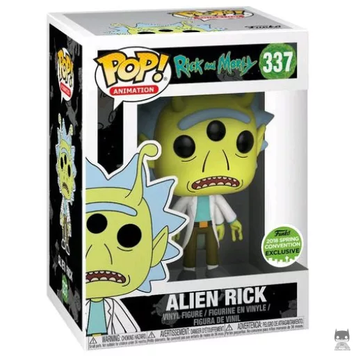 Alien Rick Funko Pop! figure (Rick and Morty)