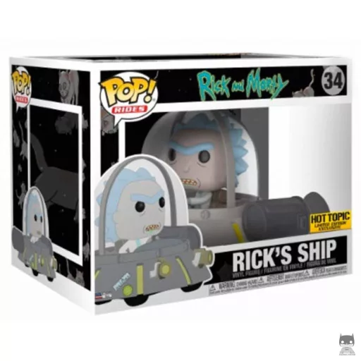 Rick with Ship Funko Pop! figure (Rick and Morty)