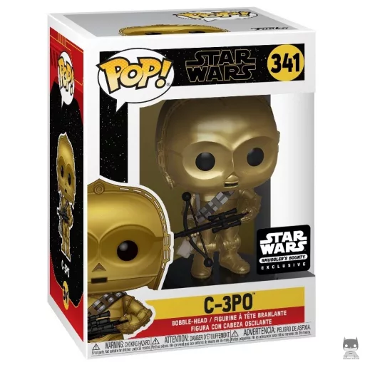 C-3PO with Bowcaster Funko Pop! figure (Star Wars : Smuggler's Bounty)