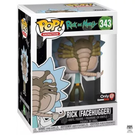 Rick with Facehugger Funko Pop! figure (Rick and Morty)