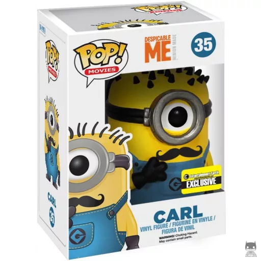 Carl with Mustache Funko Pop! figure (Despicable Me)