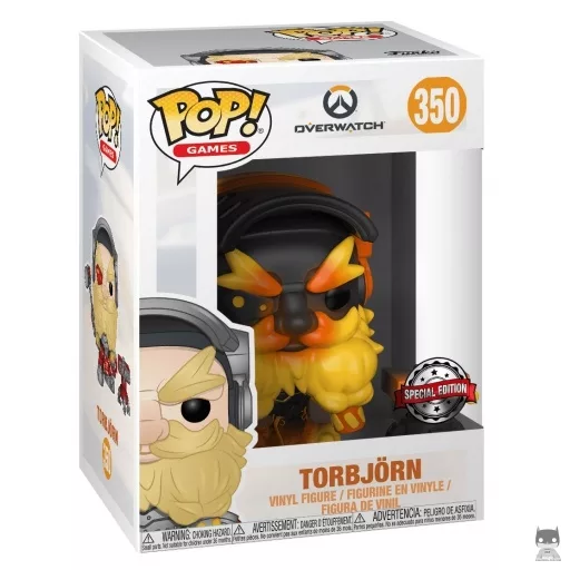 Torbjörn with Turret (Molten Core Skin) Funko Pop! figure (Best Buy)