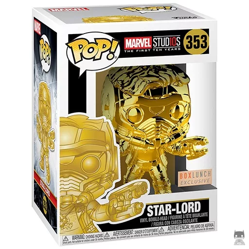 Star-Lord (Gold) Funko Pop! figure (Marvel Studios)