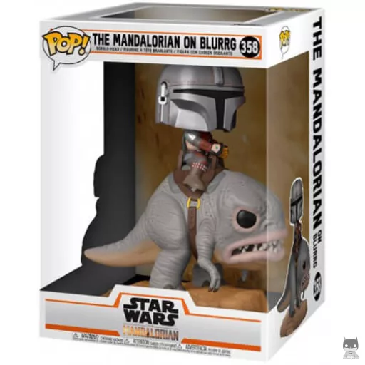 The Mandalorian on Blurrg Funko Pop! figure (The Mandalorian (Star Wars))