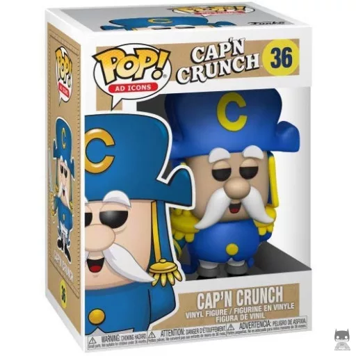 Cap'n Crunch (with Sword) Funko Pop! figure (Ad Icons)