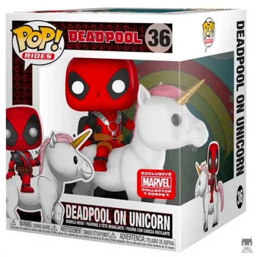 Deadpool Riding a Unicorn Funko Pop! figure (Deadpool)