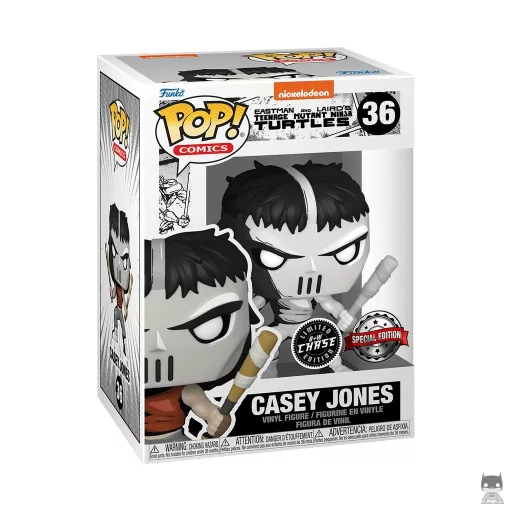 Casey Jones (Black & White Chase) Funko Pop! figure (Chase)