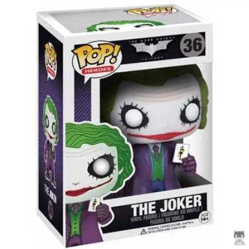The Joker Funko Pop! figure (The Dark Knight Trilogy)