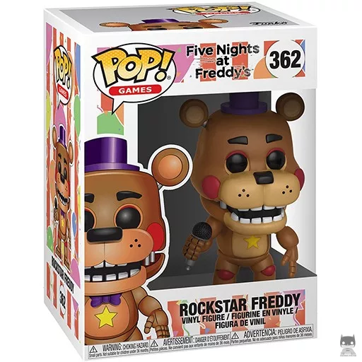 Freddy Fazbear (Rockstar) Funko Pop! figure (Five Nights at Freddy's)