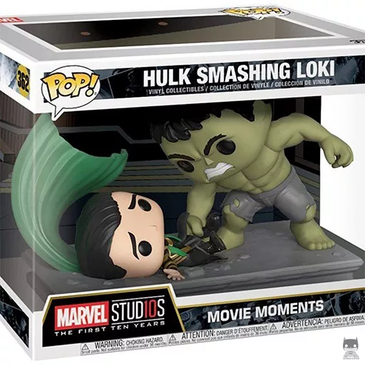 Hulk smashing Loki Funko Pop! figure (Marvel Studios)