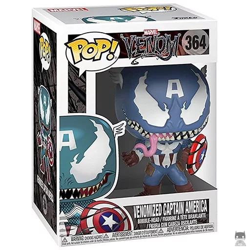 Venomized Captain America Funko Pop! figure (Venom)