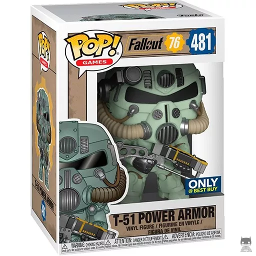 T-51 Power Armor (Green) Funko Pop! figure (Best Buy)