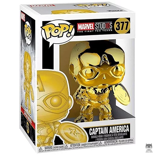 Captain America (Gold) Funko Pop! figure (Marvel Studios)