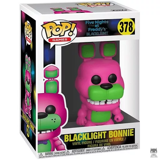 Bonnie the Rabbit (Blacklight) Funko Pop! figure (Five Nights at Freddy's)