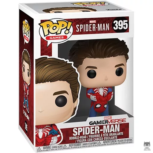 Spider-Man (White Spider Unmasked) Funko Pop! figure (Spider-Man Gamerverse)