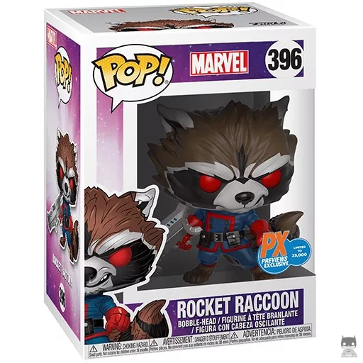Rocket Raccoon Funko Pop! figure (Previews PX)