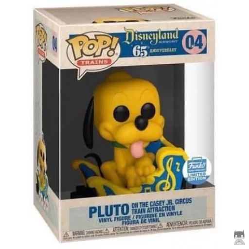 Pluto on the Casey JR. Circus Train Attraction Funko Pop! figure (Disneyland Resort 65th Anniversary)