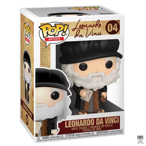 Leonardo DaVinci Funko Pop! figure (Public Domain)