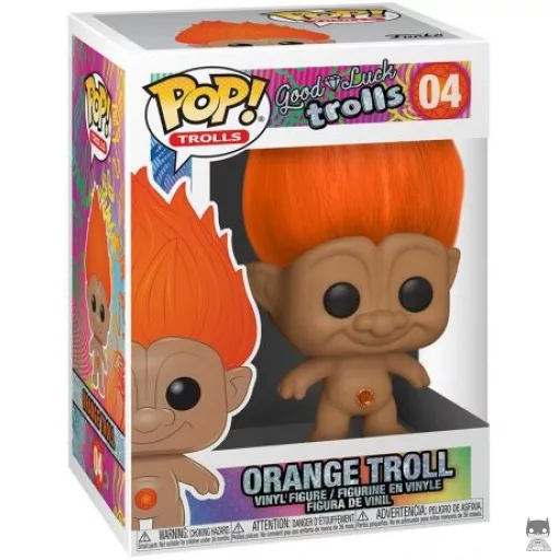 Orange Troll Funko Pop! figure (Trolls)