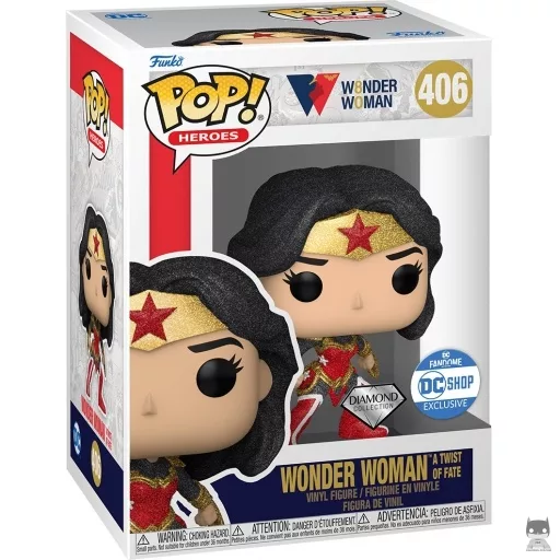 Wonder Woman a Twist of Fate (Diamond Glitter) Funko Pop! figure (Wonder Woman 80th anniversary)
