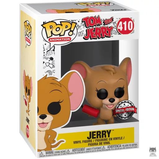 Jerry with Dynamite Funko Pop! figure (Tom and Jerry)