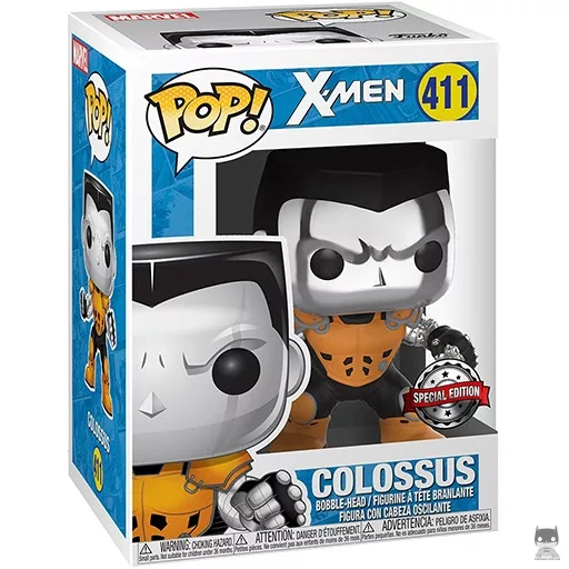 Colossus (Chrome) Funko Pop! figure (Los Angeles Comic Con 2018)