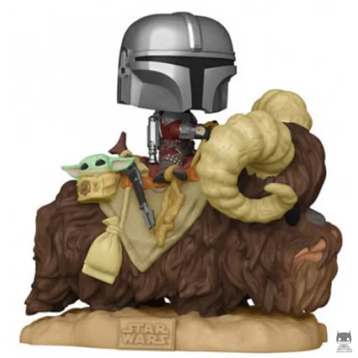 Mandalorian on Bantha With Child Funko Pop! figure (The Mandalorian (Star Wars))