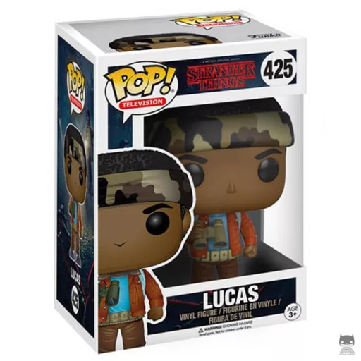 Lucas Sinclair with binoculars Funko Pop! figure (Stranger Things)