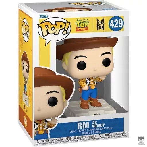 RM as Woody Funko Pop! figure (RM)