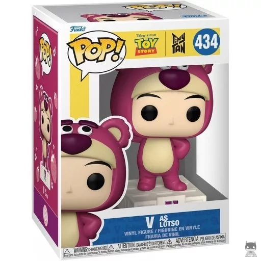 V as Lotso Funko Pop! figure (BTS)