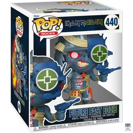 Future Past Eddie (SuperSized) Funko Pop! figure (Iron Maiden)