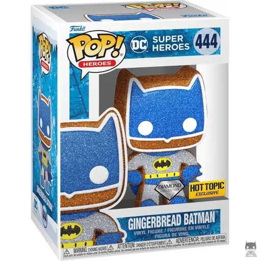 Gingerbread Batman (Diamond Glitter) Funko Pop! figure (DC Super Heroes)