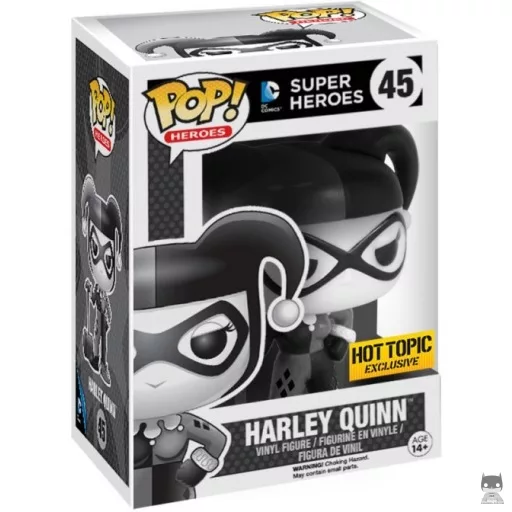 Harley Quinn (Black & White) Funko Pop! figure (DC Super Heroes)