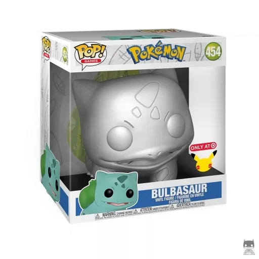 Bulbasaur (Supersized 10'' & Metallic) Funko Pop! figure (Pokémon 25 Years Celebration)