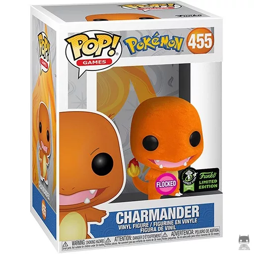 Charmander (Flocked) Funko Pop! figure (Pokémon)