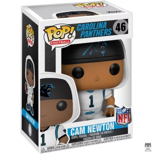 Cam Newton (Panthers White) Funko Pop! figure (NFL)