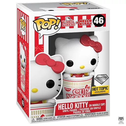 Hello Kitty in Noodle Cup (Diamond Glitter) Funko Pop! figure (Sanrio)