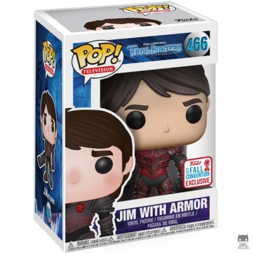 Jim with Armor Funko Pop! figure (Trollhunters)