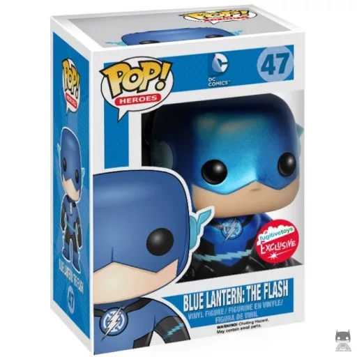 Blue Lantern The Flash (Metallic) Funko Pop! figure (Fugitive Toys)