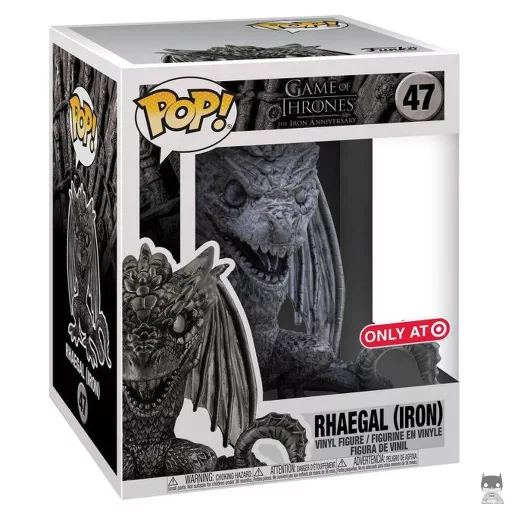 Rhaegal (Iron) (Supersized) Funko Pop! figure (Game of Thrones)