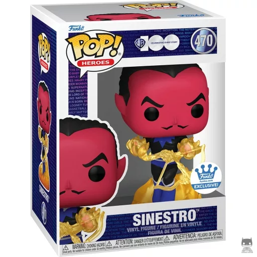 Sinestro Funko Pop! figure (Warner Bros 100)
