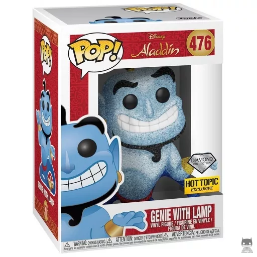 Genie with lamp (Diamond Glitter) Funko Pop! figure (Aladdin)